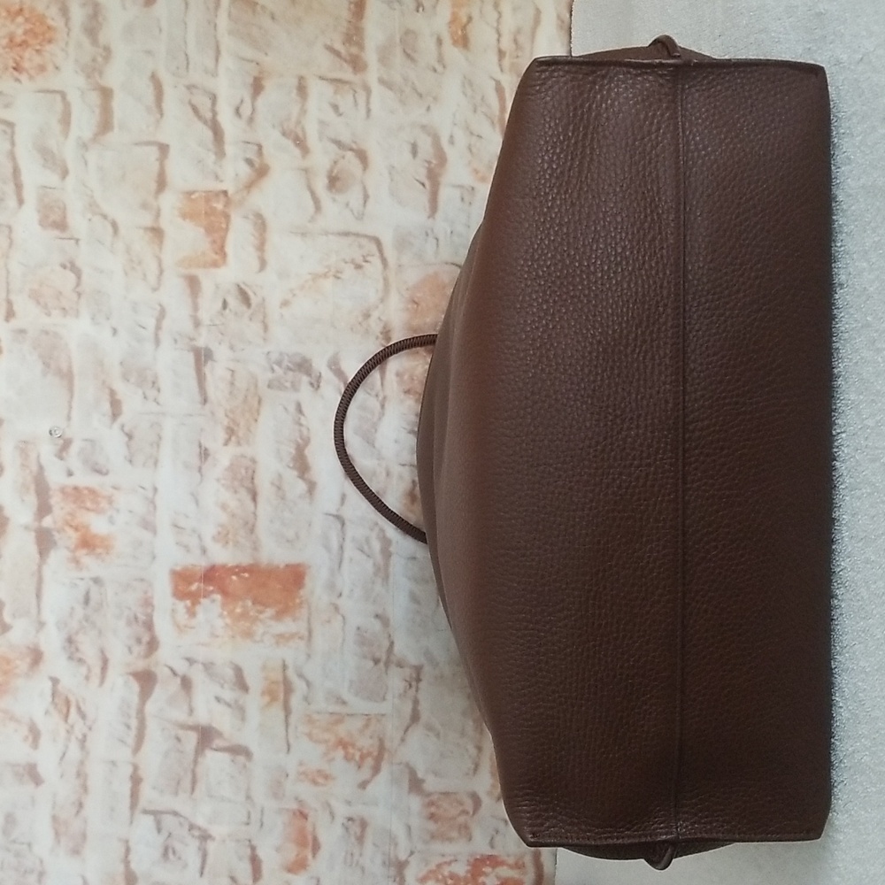 New Saint Laurent Patti Leather Tote Bag - Picture 10 of 14